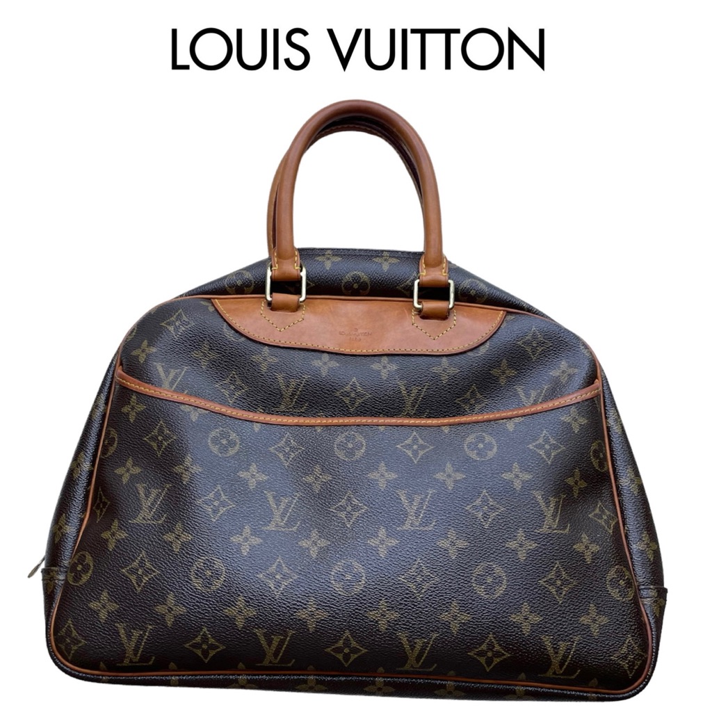 【希少】 LOUIS VUITTON LV Monogram Deauville Vintage バッグ LOUIS VUITTON Deauville LV Monogram Top Handle Weekend